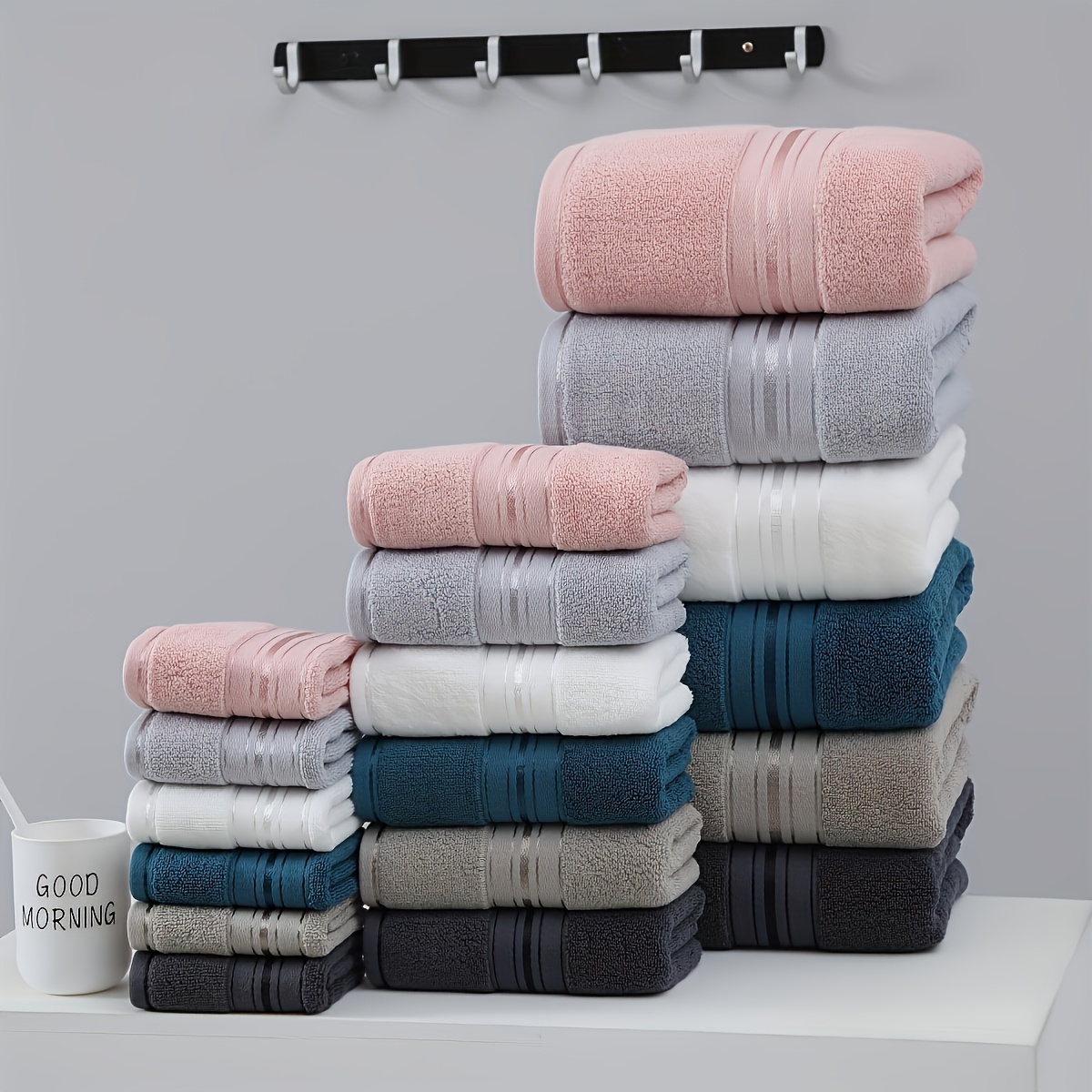 Premium 8-Piece Cotton Bath To - Spa Wellness Design บทวิจารณ์และราคา