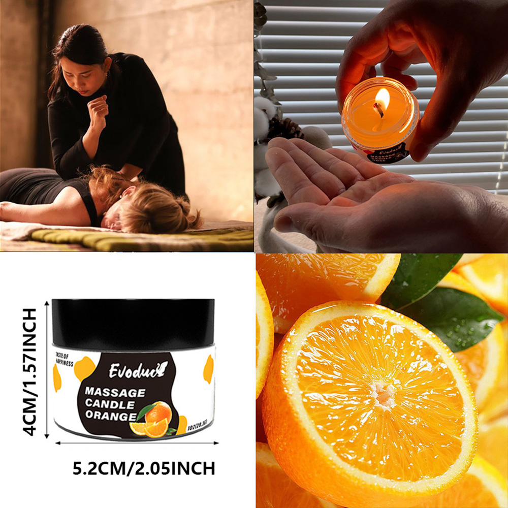 Massage Oil Candle Sweet Orang - Massage Candle Melting บทวิจารณ์และราคา