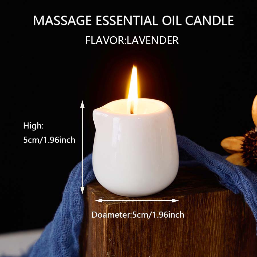 Ceramic Massage Oil Candle Lav - Massage Candle Melting บทวิจารณ์และราคา